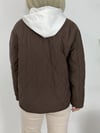 5841 KAPÜŞONLU SWEAT GARNİLİ KAPİTONE MONT