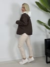 5841 KAPÜŞONLU SWEAT GARNİLİ KAPİTONE MONT