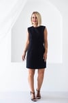 6075 BİSİKLET YAKA KOLSUZ DOUBLE ELBİSE