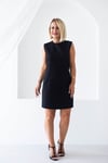 6075 BİSİKLET YAKA KOLSUZ DOUBLE ELBİSE