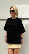 6117 BİS YAKA ÖN ARKA TAŞLI TSHİRT