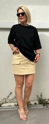 6117 BİS YAKA ÖN ARKA TAŞLI TSHİRT