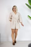 6130 BEL LASTİKLİ, KRUVAZE, PARAŞÜT KUMAŞ ŞORT TULUM