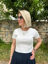 6169 PİS DİKİŞ CROP TSHİRT