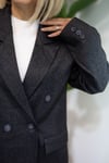 6217 DİYAGONEL DOKU, 4 DÜĞME BLAZER CEKET
