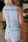 6226 SERPME TAŞ DETAY JEAN ŞORT
