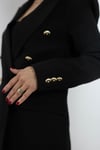 6228 GOLD 6 DÜĞMELİ, BEL OTURTMALI BLAZER CEKET