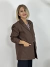 6291 İRİ CEP, SÜET BLAZER CEKET