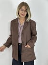 6291 İRİ CEP, SÜET BLAZER CEKET