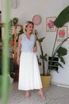 6291 PLİSELİ UZUN ETEK