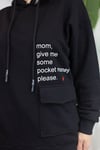 6370 KAPÜŞONLU, KANGURU CEP, BASKILI, 2 İPLİK SWEAT