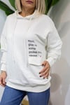 6370 KAPÜŞONLU, KANGURU CEP, BASKILI, 2 İPLİK SWEAT