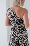 6434 LEOPAR TEK OMUZ DRAPELİ TULUM