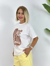 686 LOVE VE ÇİÇEK BASKILI TSHİRT