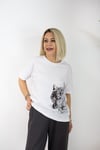 7001 KAPLAN BASKILI, SIVAMA TAŞLI TSHİRT