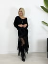 7187 FLOKLU, TAŞLI, ASTARLI DANTEL ETEK
