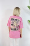 7230 BUNNY BASKILI, YIKAMALI TSHİRT