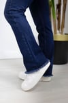 7403 PAÇA PÜSKÜLLÜ MİNİ FLARE JEAN