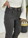 7403 PAÇA PÜSKÜLLÜ MİNİ FLARE JEAN