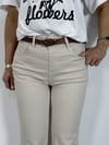 7403 PAÇA PÜSKÜLLÜ MİNİ FLARE JEAN