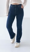 7403 PAÇA PÜSKÜLLÜ MİNİ FLARE JEAN