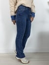 7403 PAÇA PÜSKÜLLÜ MİNİ FLARE JEAN