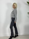 7403 PAÇA PÜSKÜLLÜ MİNİ FLARE JEAN