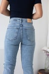 7419 ELİS PAÇA DETAY YIPRATMA MOM JEAN