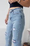 7419 ELİS PAÇA DETAY YIPRATMA MOM JEAN