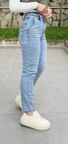7482 ÇİFT DÜĞME YAN CEP MOM JEAN