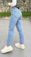 7482 ÇİFT DÜĞME YAN CEP MOM JEAN