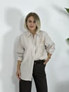 7493 GÖĞÜS BONCUK İŞLEME, ÇİZGİLİ GÖMLEK
