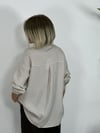7493 GÖĞÜS BONCUK İŞLEME, ÇİZGİLİ GÖMLEK