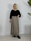 7676 PİLİSELİ, KEMERLİ, SÜET ETEK