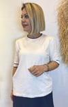 803 BİSİKLET YAKA BİYE DETAY TRİKO