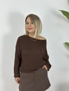 804 KAYIK YAKA, RİBANA ÖRGÜ TRİKO