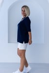 804 POLO YAKA BİYELİ YARIM DÜĞME KISA KOL MERSERİZE
