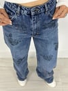 8062 GÜL TAŞ İŞLEME, WİDE LEG JEAN
