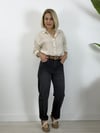 8117 Taşlı, Mom Fit, Parla Jean Pantolon