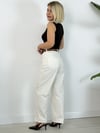 8273 Alya, Kemerli, Straight Fit Jean Pantolon