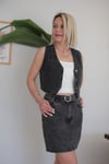 9049 DENİM KISA YELEK