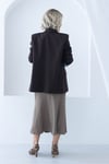 9300 PLV KOL KATLI, ÇİZGİ ASTAR, RAHAT KALIP, BLAZER CEKET