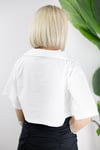 9422 DİK YAKA, FERMUARLI, KISA KOL BLUZ