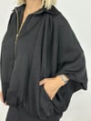 9584 YARASA KOL, FERMUARLI, ZR MODEL BOMBER SATEN CEKET
