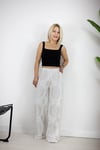 9615 İÇİ TAM ASTARLI, FİSTO, BEL LASTİKLİ, BOL PAÇA PANTOLON