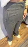 KAROL FLATOLU PALAZZO KUMAŞ PANT