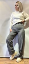 KAROL FLATOLU PALAZZO KUMAŞ PANT