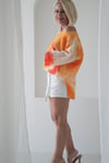 KARYA BATİK BOYAMA MÜSLİN BLUZ