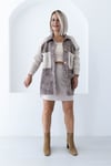 RVD LEOPAR GARNİ ÖN CEP DETAY HIRKA