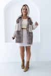 RVD LEOPAR GARNİ ÖN CEP DETAY HIRKA